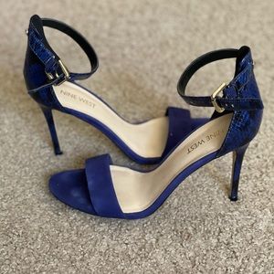 Size 6.5 Nine West ankle strap pumps